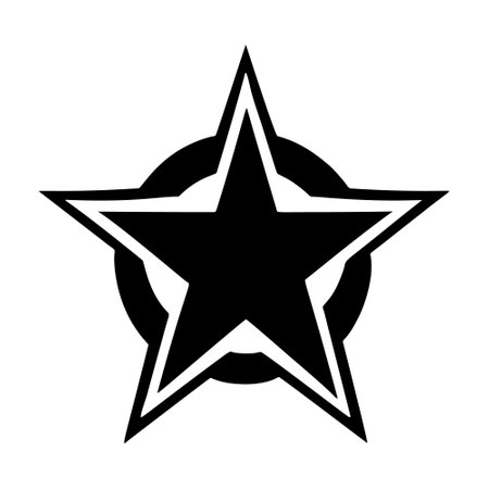 star icon logo, vector illustration.のイラスト素材