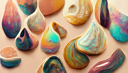 Abstract background in creamy pastel colors. digital illustration.