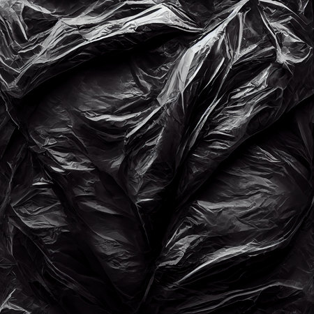 Wrinkled plastic bags texture pattern.の写真素材