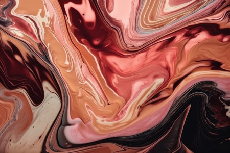 Swirls Of Marble Or The Ripples Of Agate. Liquid Marble Texture. fluid art. Abstract Waves.の写真素材
