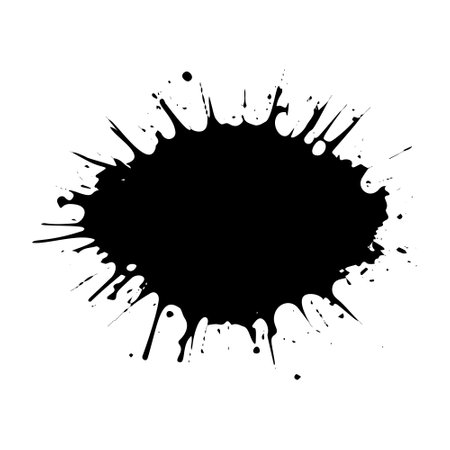 Ink Splatter - Abstract Vector Art.のイラスト素材