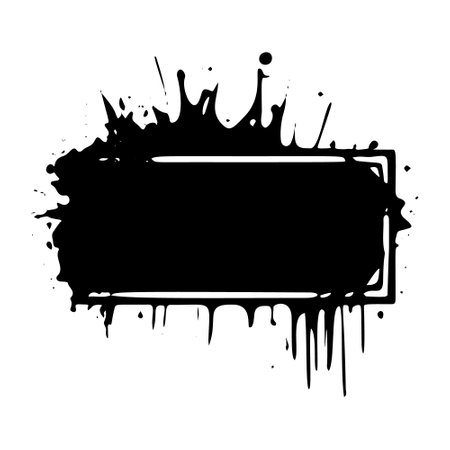 Ink Splatter - Abstract Vector Art.のイラスト素材