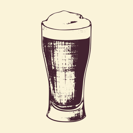 Cheers to Good Times - Beer Mug Vector Illustration.のイラスト素材