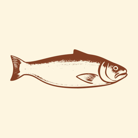 Marine Delights - Fish Vector Illustration.のイラスト素材