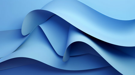 Abstract Blue Silk Texture: Modern Textile Background.の写真素材