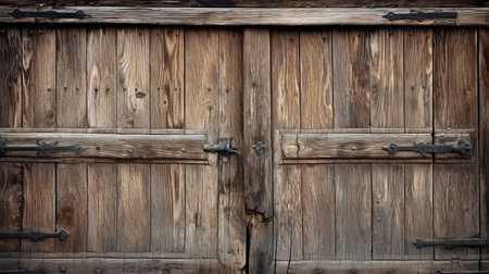 old wood door, rustical style.の素材