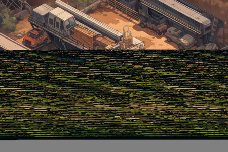 isometric pixel graphics for adventure.の素材