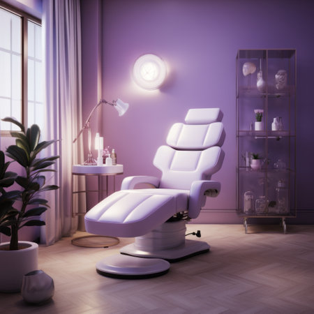 a chair in a room.の素材