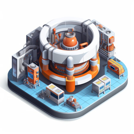 a digital illustration of a machine.の素材