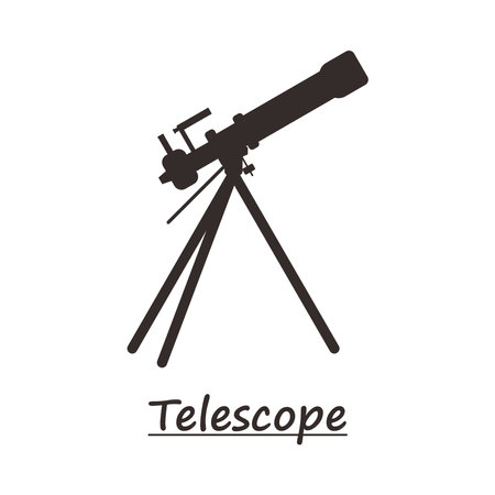 vector graphic of telescope iconのイラスト素材