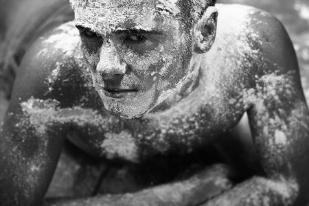 Problem of drugs. The person using cocaineの写真素材