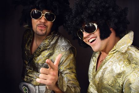 man in Elvis Preslej's suit.のeditorial素材