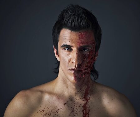 portrait of young spoilt personの写真素材