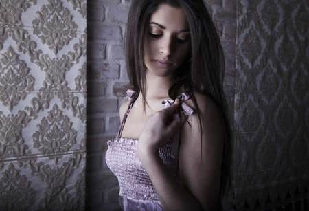 Beautiful Young Woman Portraitの写真素材