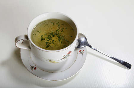 tasty chicken soupの写真素材