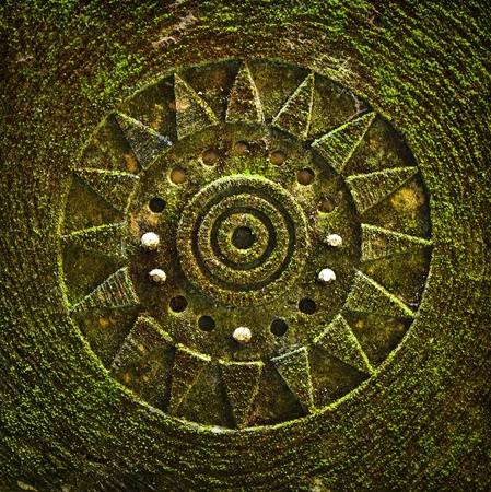 Grunge background of old stone texture  Photo  の写真素材