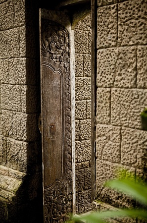 Entrance Door In Bali  の写真素材