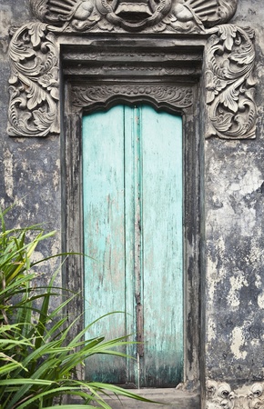 Entrance Door In Bali  の写真素材