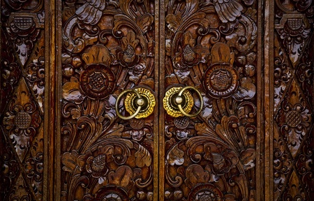 Entrance Door In Bali  の写真素材