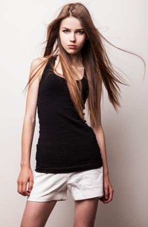Young sensual girl  の写真素材