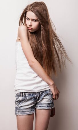 Young sensual girl  の写真素材