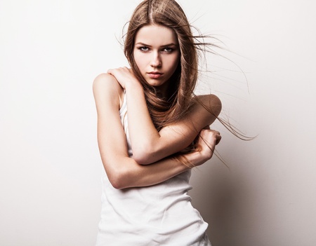 Young sensual girl  の写真素材