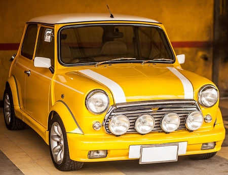 Classic yellow Miniのeditorial素材