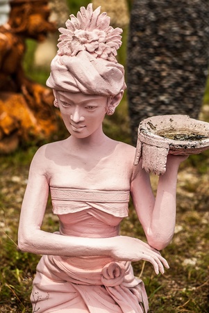 Traditional stone asian statue のeditorial素材
