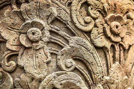 Background of stone wall texture のeditorial素材