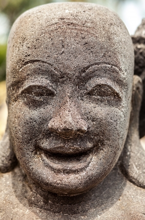 Traditional stone asian statue の写真素材