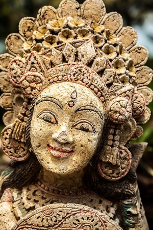 Traditional stone asian statue のeditorial素材