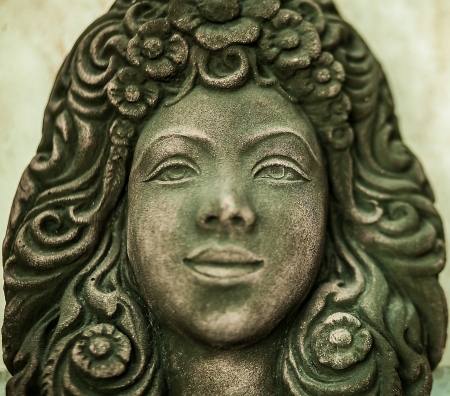 Traditional stone asian statue のeditorial素材