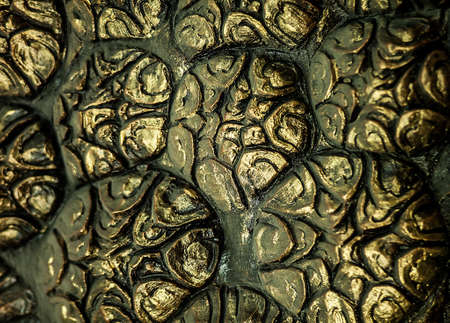 Traditional art carving on a stone 