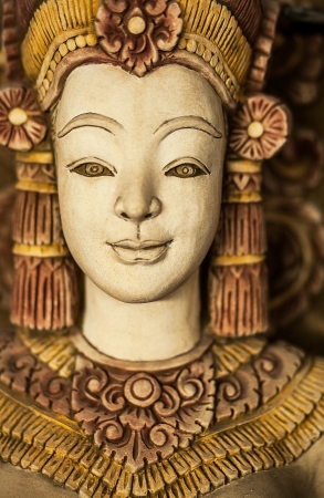 Traditional stone asian statue 
