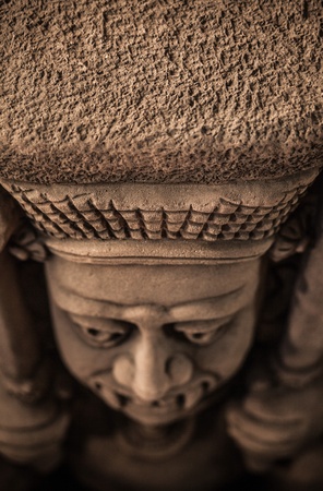 Traditional stone asian statue のeditorial素材