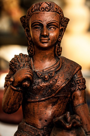 Ancient traditional stone figurine のeditorial素材