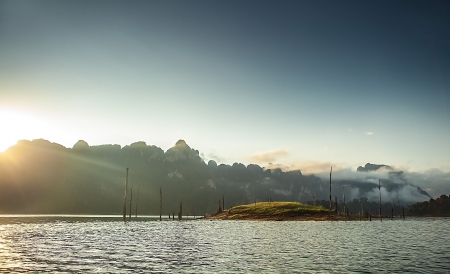 Landscape of tropical island の写真素材