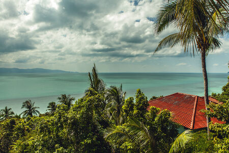 Phangan island  Thailand の写真素材