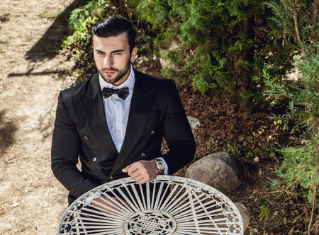 Young european fashionable manの写真素材