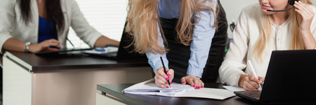 Group of business people at workの写真素材