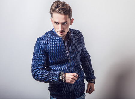 Elegant young handsome man.の写真素材