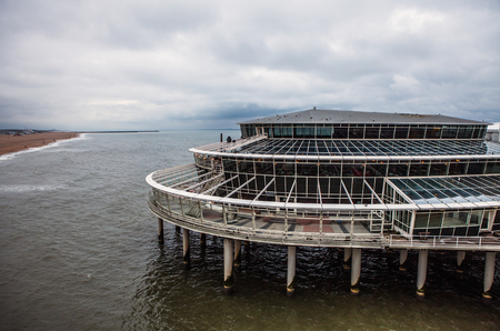 Netherlands pier (the Hague - north sea).のeditorial素材