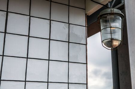 Ancient streetlight.の写真素材