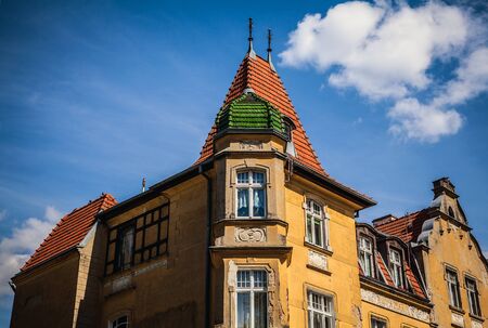 Traditional building architecture in Poland.の写真素材