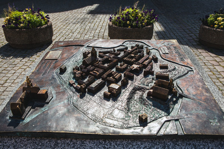 Project of medieval building in metal. Olsztyn - Poland.