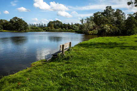 Beautiful city park elements close-up.の写真素材