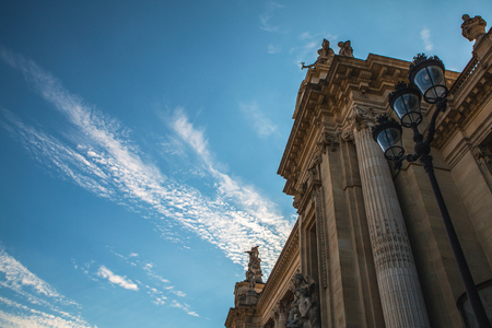 PARIS, FRANCE - AUGUST 30, 2015: Famous Grand Palais (Big Palace) in Paris.のeditorial素材