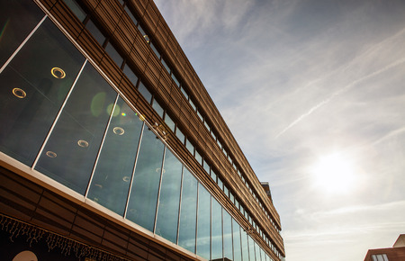 ALMERE, NETHERLANDS - OCTOBER 18: Architecture of modern Almere city center. Netherlands.のeditorial素材