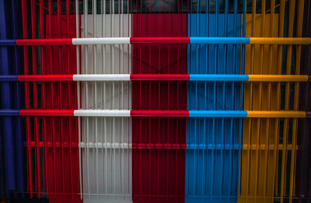 Metal multicolored background.のeditorial素材