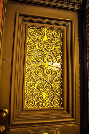 Old wooden door.の写真素材